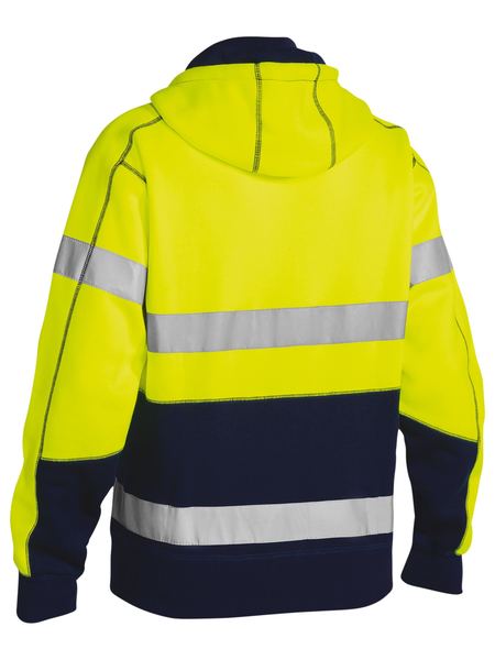 BISLEY TAPED HI VIS FLEECE HOODIE
