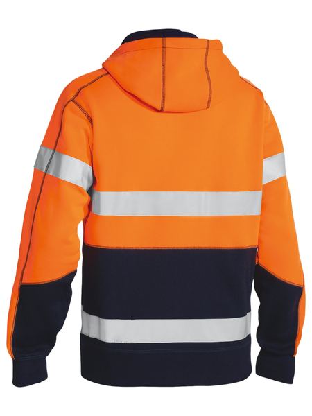 BISLEY TAPED HI VIS FLEECE HOODIE