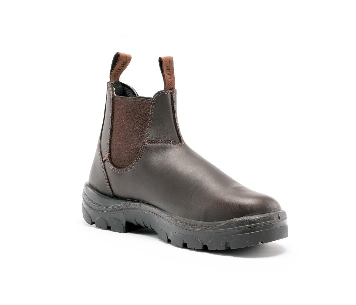 STEEL BLUE MENS HOBART ELASTIC SIDED WORK BOOT