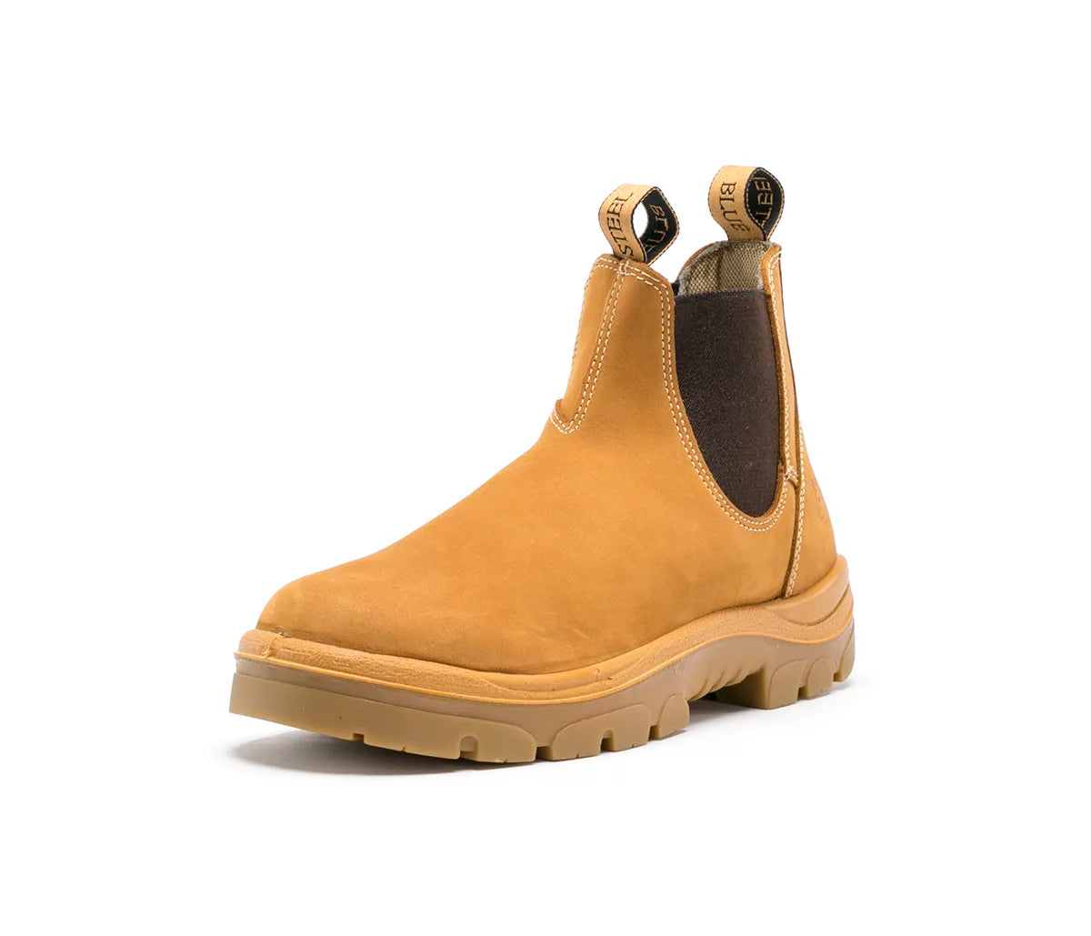 STEEL BLUE MENS HOBART ELASTIC SIDED WORK BOOT
