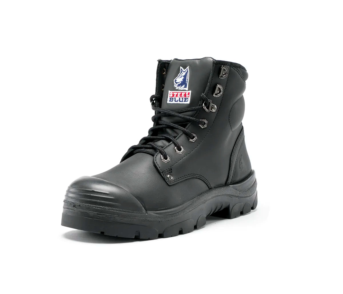 STEEL BLUE ARGYLE ZIP TPU / BUMP CAP WORK BOOT