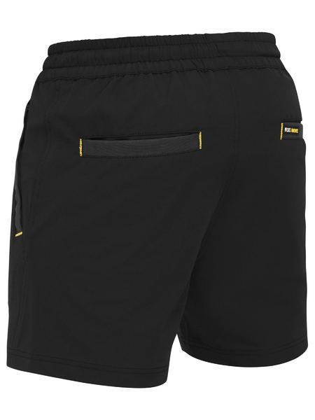 BISLEY FLX & MOVE™ 4-WAY STRETCH ELASTIC WAIST SHORT