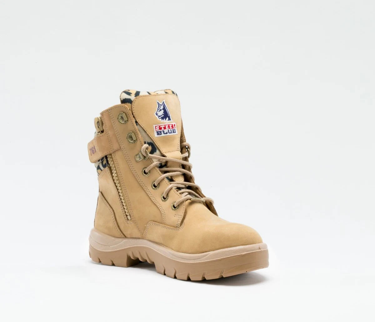 STEEL BLUE SOUTHERN CROSS ZIP LADIES BOOT
