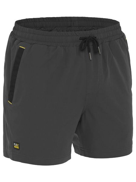 BISLEY FLX & MOVE™ 4-WAY STRETCH ELASTIC WAIST SHORT