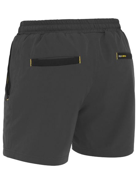 BISLEY FLX & MOVE™ 4-WAY STRETCH ELASTIC WAIST SHORT