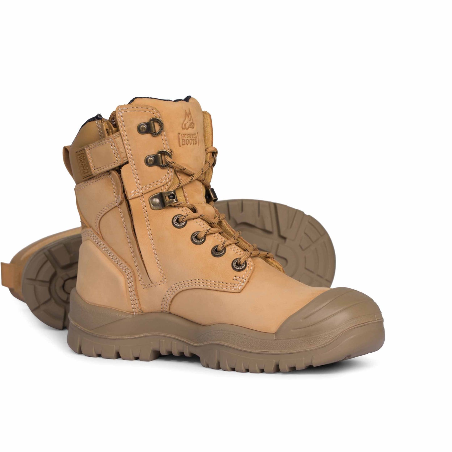 MONGREL #561 HIGH LEG ZIPSIDER BOOT W/ SCUFF CAP