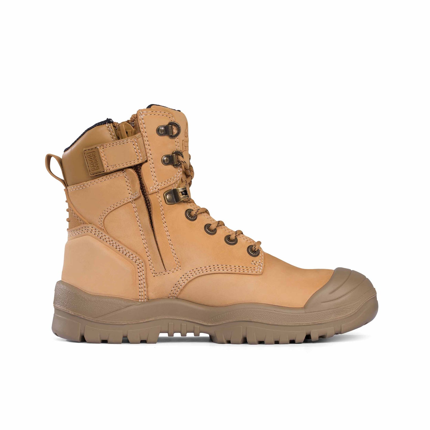 MONGREL #561 HIGH LEG ZIPSIDER BOOT W/ SCUFF CAP