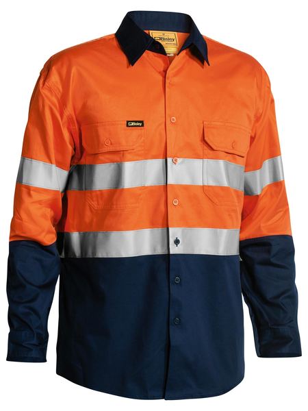 BISLEY TAPED HI VIS COOL LIGHTWEIGHT SHIRT