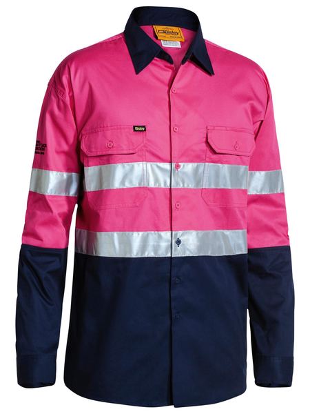 BISLEY TAPED HI VIS COOL LIGHTWEIGHT SHIRT
