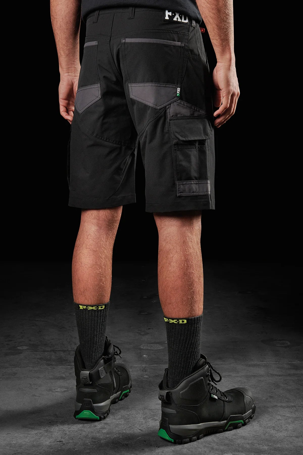 fxd-light-weight-black-work-shorts-back-view