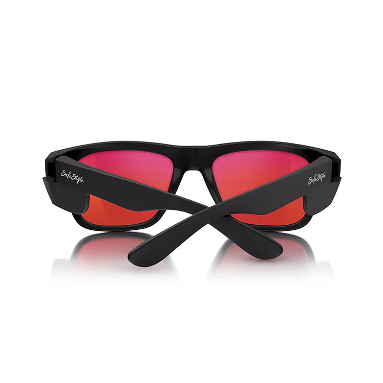 SAFESTYLE FUSIONS MIRRORS POLARISED LENS SAFETY GLASSES