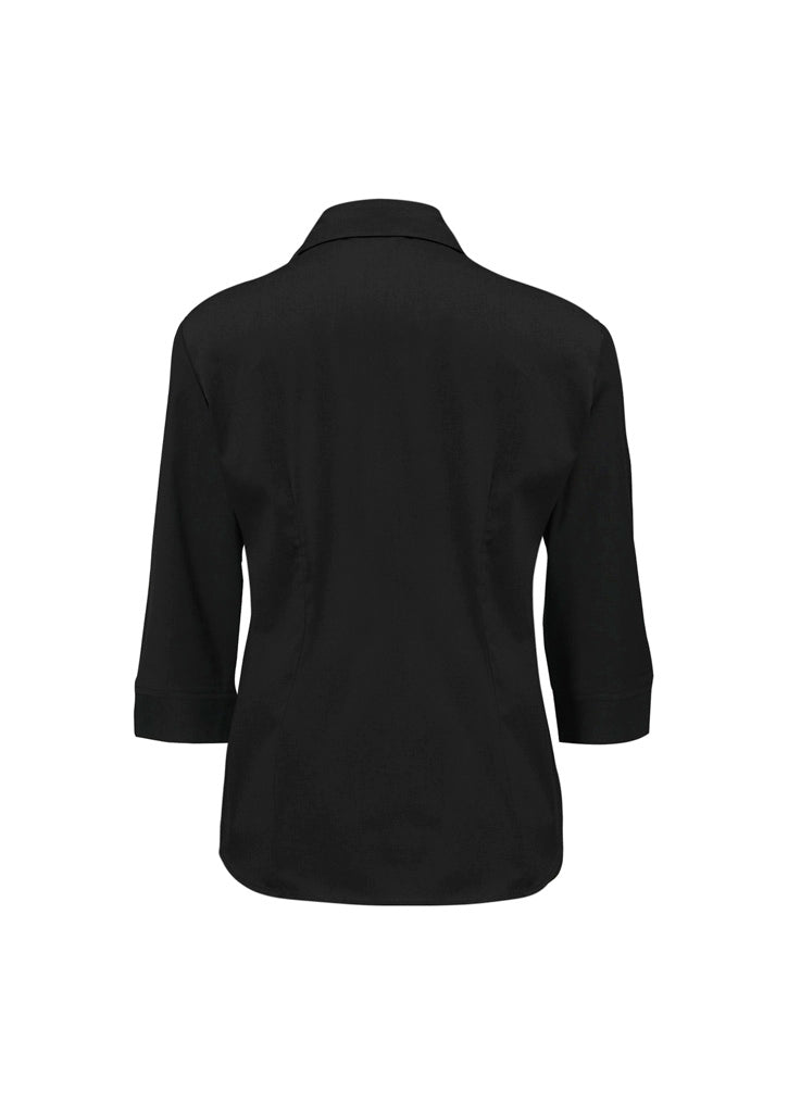 BIZ COLLECTION WOMENS METRO 3/4 SLEEVE SHIRT
