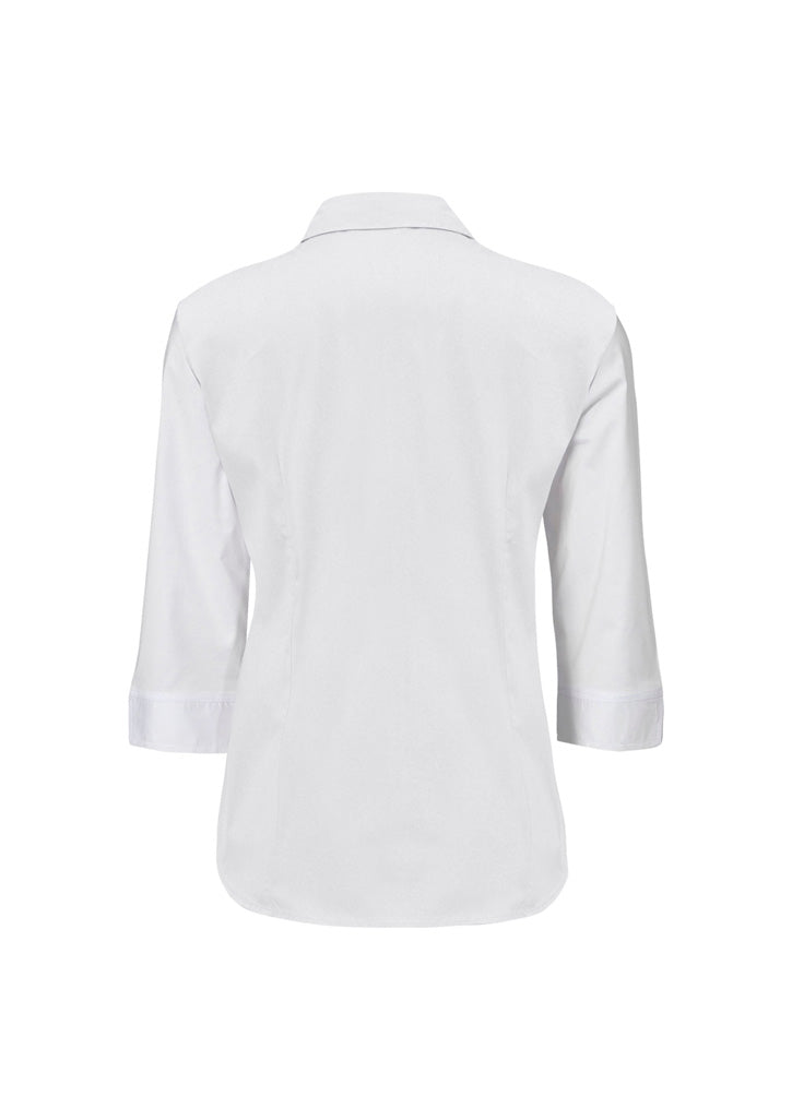 BIZ COLLECTION WOMENS METRO 3/4 SLEEVE SHIRT