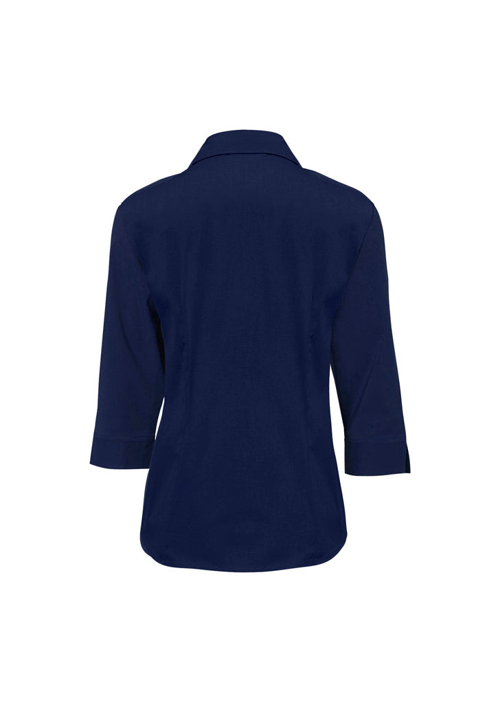 BIZ COLLECTION WOMENS METRO 3/4 SLEEVE SHIRT
