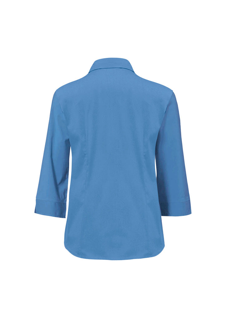 BIZ COLLECTION WOMENS METRO 3/4 SLEEVE SHIRT