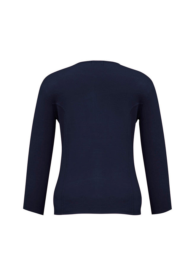 BIZ COLLECTION WOMENS 2-WAY ZIP CARDIGAN