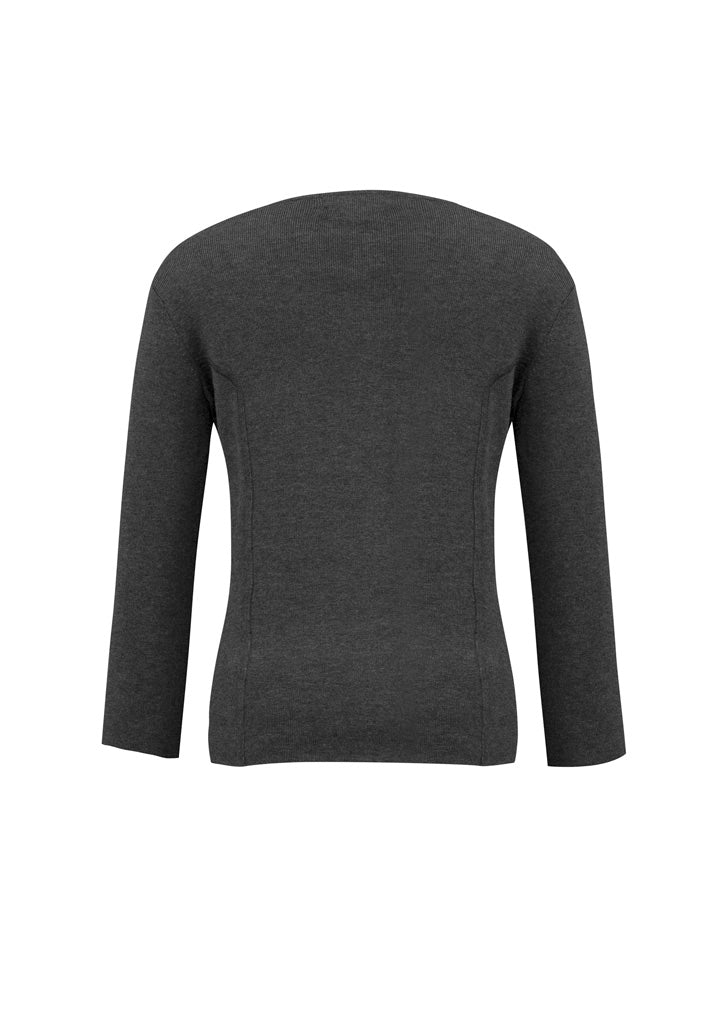 BIZ COLLECTION WOMENS 2-WAY ZIP CARDIGAN