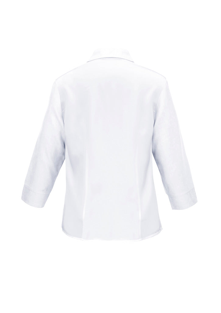 Womens-Oasis-3-4-sleeve-shirt-white-back