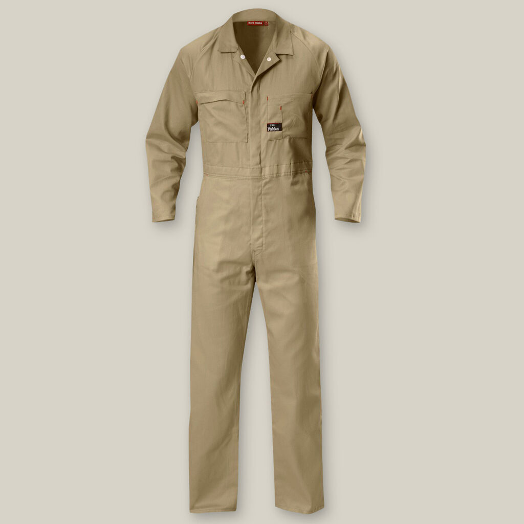 HARD YAKKA LIGHTWEIGHT COTTON DRILL COVERALL