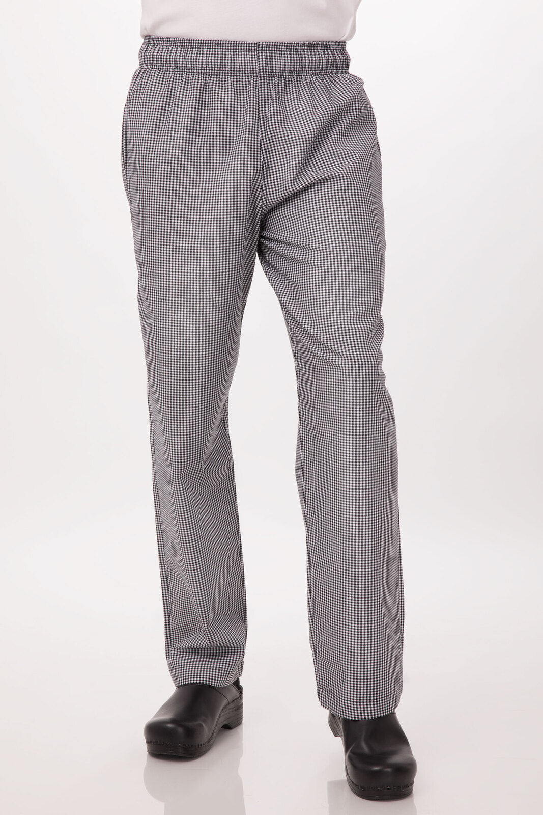 CHEF WORKS ESSENTIAL BAGGY CHEF PANTS- SMALL CHECK