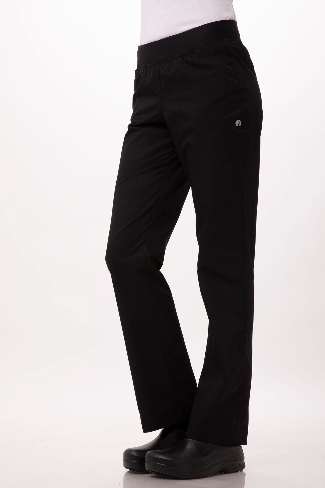 Chef Works Womens Slim Chef Pants side view