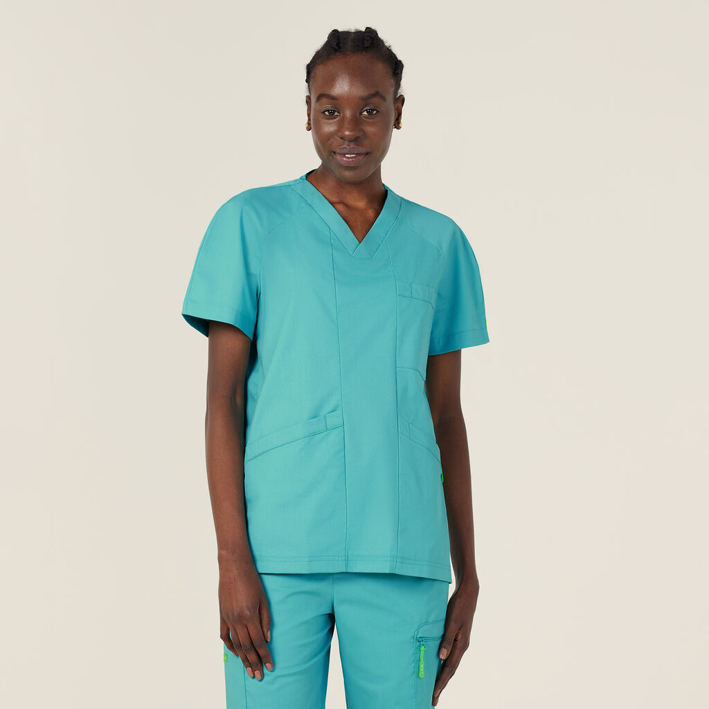 Next-Gen Antibacterial Active Carl Scrub Top Mint