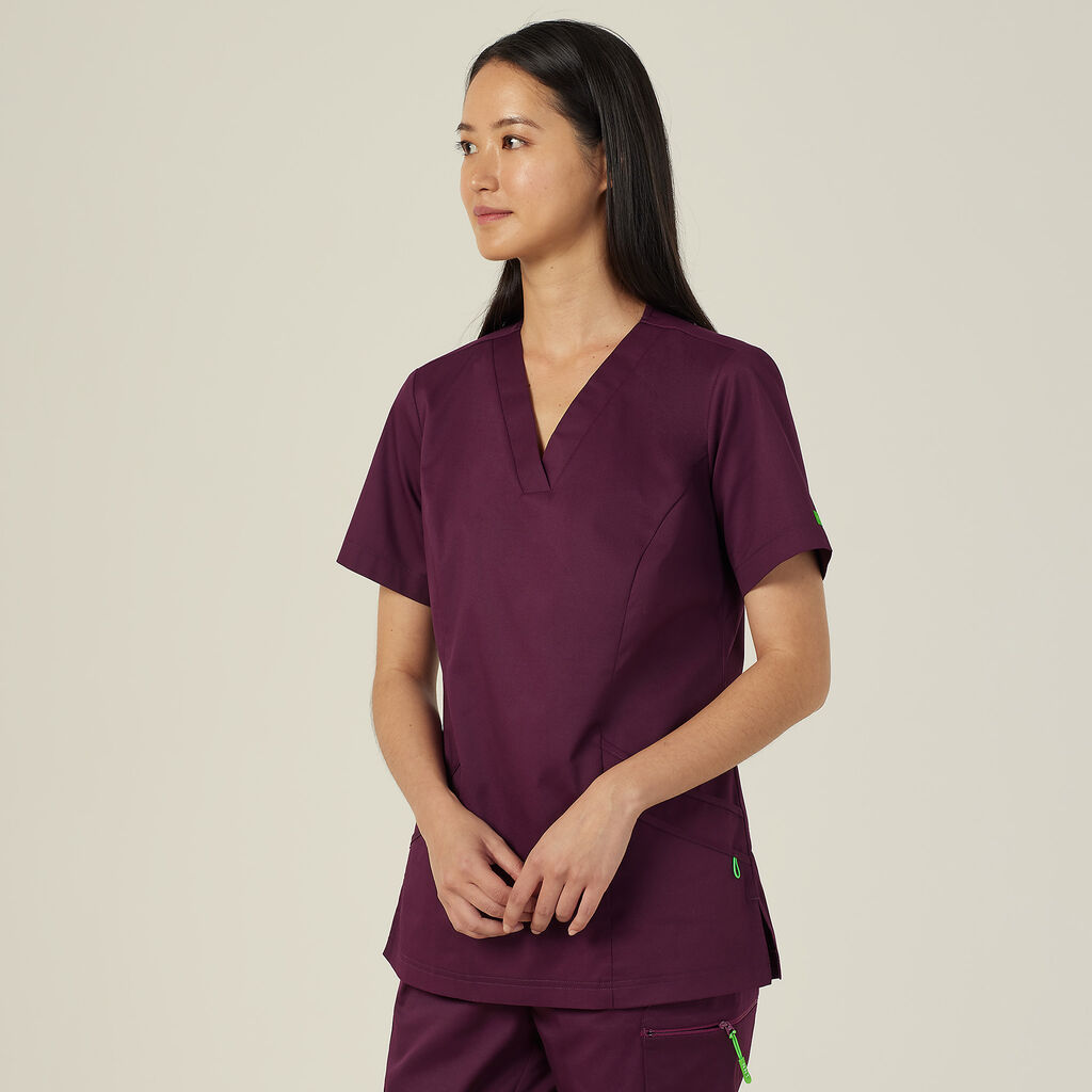 NNT NEXT-GEN ANTIBACTERIAL ACTIVE FLORENCE SCRUB TOP