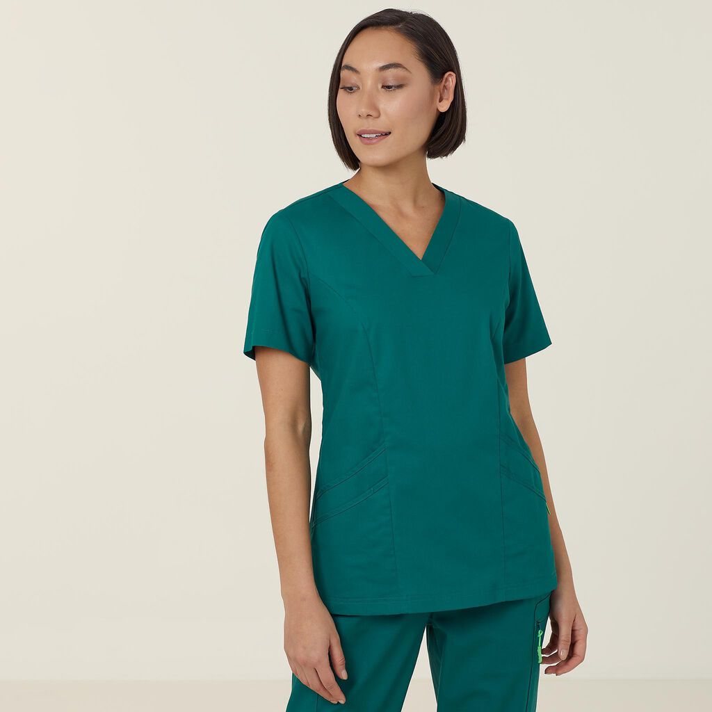 NNT NEXT-GEN ANTIBACTERIAL ACTIVE FLORENCE SCRUB TOP