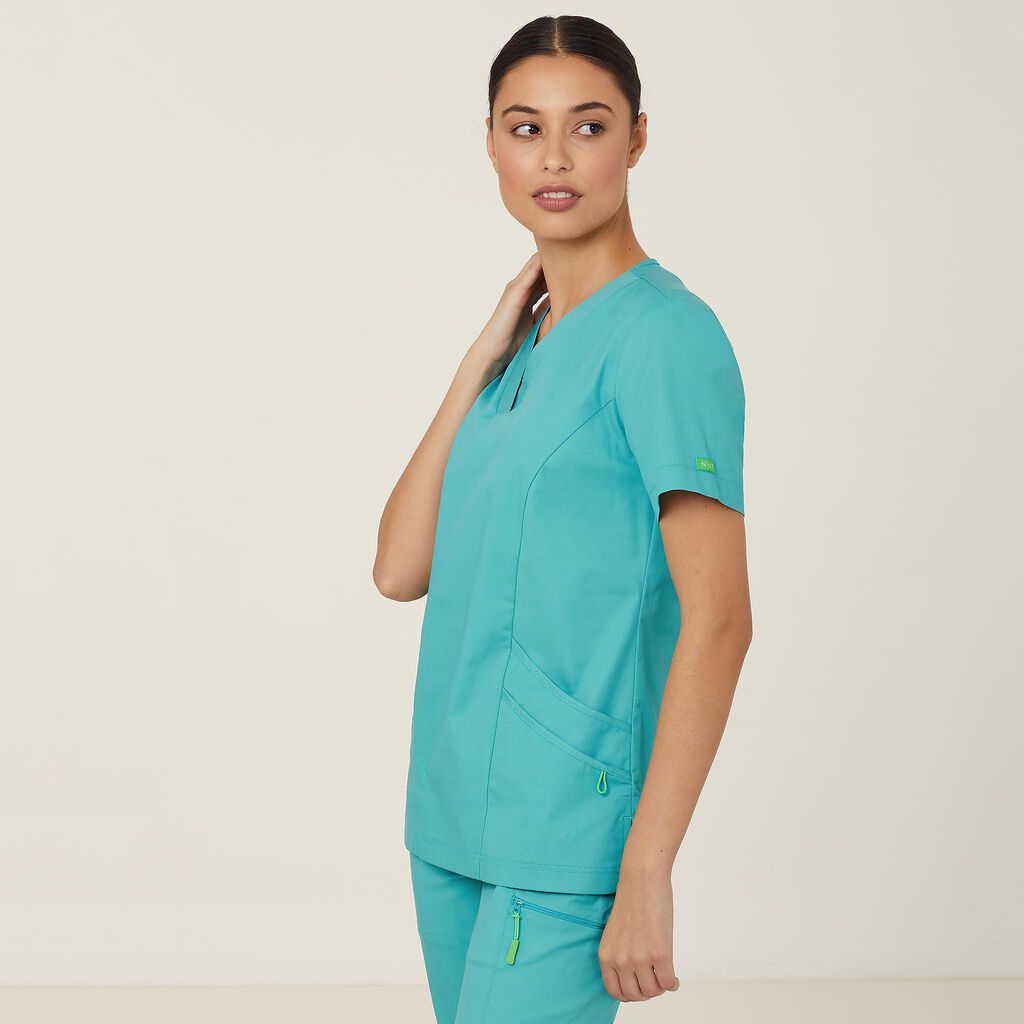 NNT NEXT-GEN ANTIBACTERIAL ACTIVE FLORENCE SCRUB TOP