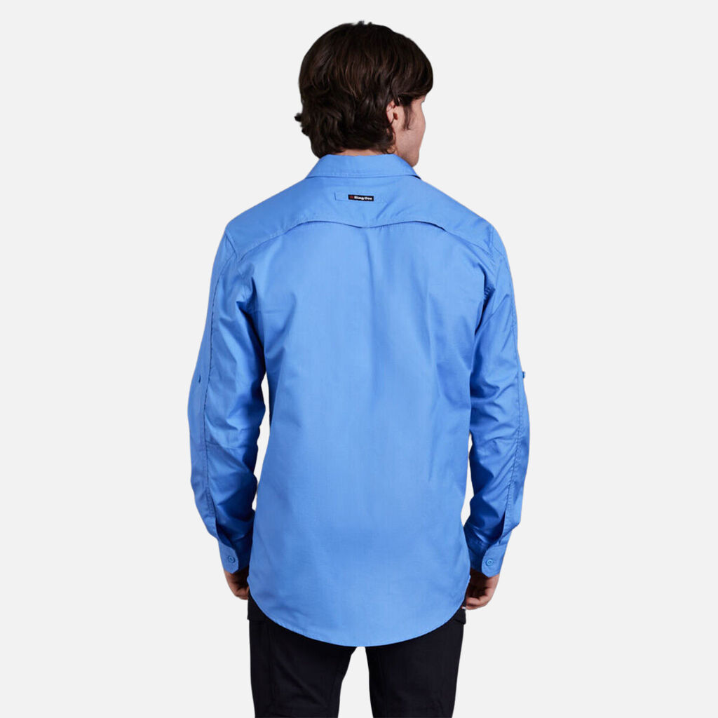 KING GEE WORKCOOL 2 LIGHTWEIGHT RIPSTOP LONG SLEEVE WORK SHIRT