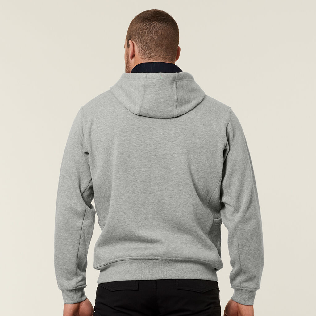 HARD YAKKA BRUSHED FLEECE WORKWEAR HOODIE