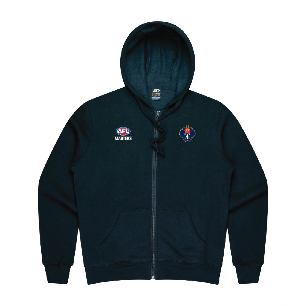 SA AFL MASTERS ZIP HOODIE 2024 NAVY Worklocker Adelaide City