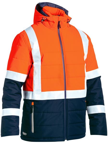 BISLEY TAPED HI VIS PUFFER JACKET