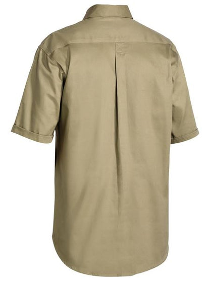 BISLEY CLOSED FRONT COTTON DRILL SHIRT