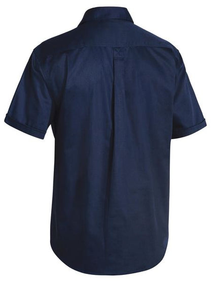 BISLEY CLOSED FRONT COTTON DRILL SHIRT