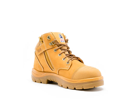 STEEL BLUE PARKES ZIP SCUFF CAP WORK BOOT