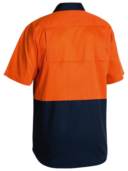 BISLEY HI VIS COOL LIGHTWEIGHT DRILL SHIRT