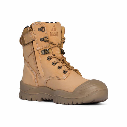 MONGREL #561 HIGH LEG ZIPSIDER BOOT W/ SCUFF CAP