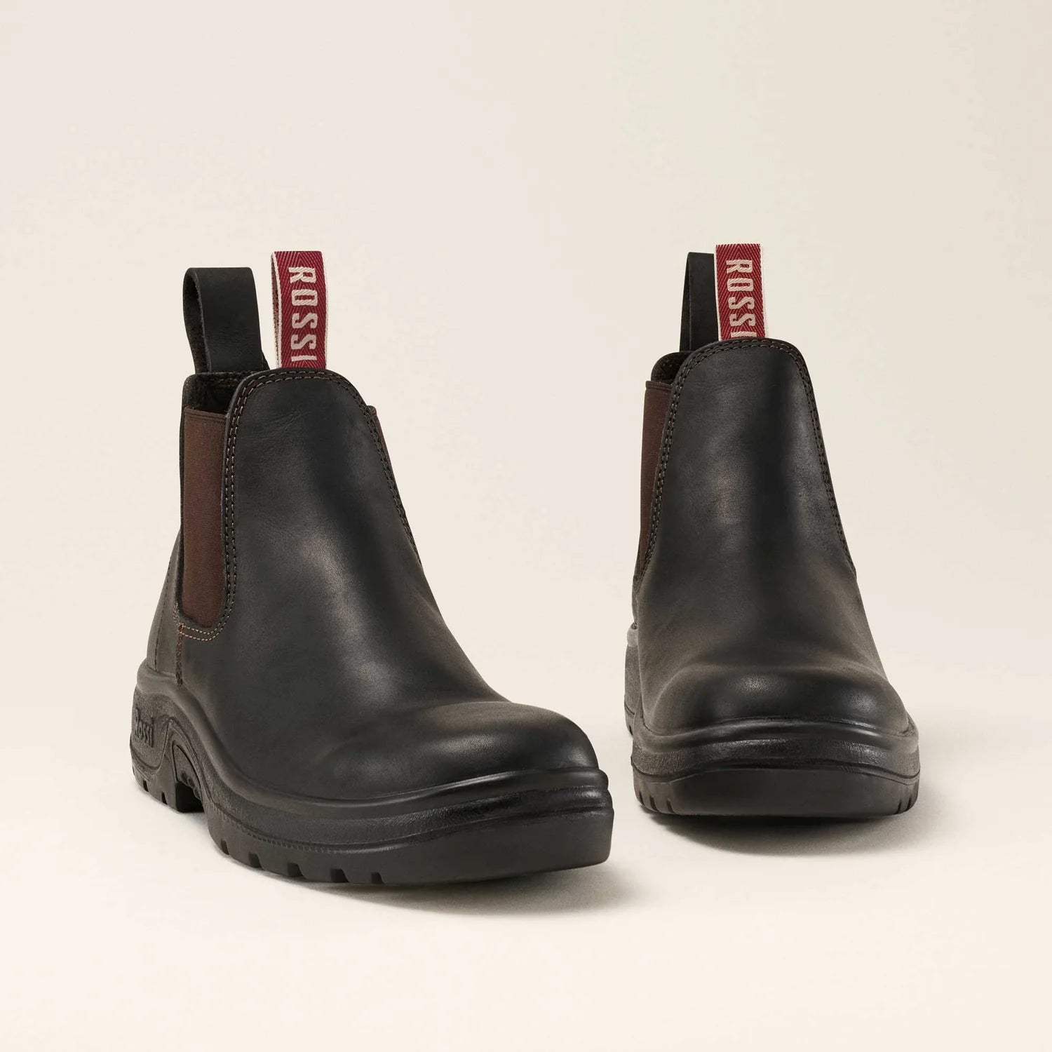 Rossi #906 Boulder Elastic Side Boot front view