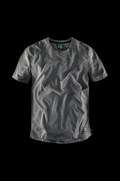 FXD WT.3 Tech Tee Grey Marle-Front view