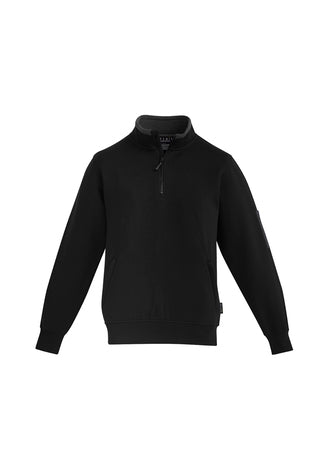 SYZMIK UNISEX 1/4 ZIP BRUSHED FLEECE PULLOVER