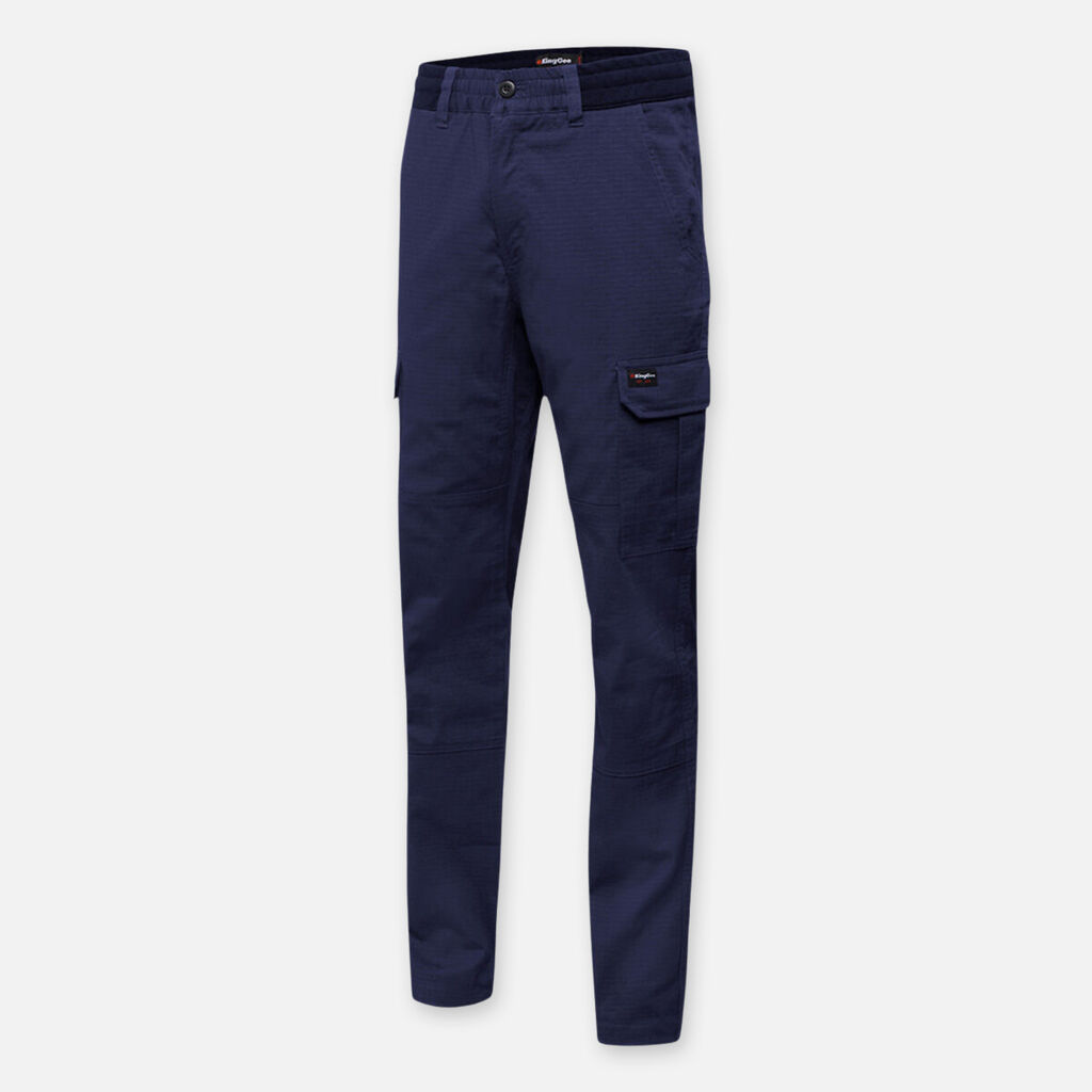 KingGee-tradies-comfort-waist-pants-navy-front